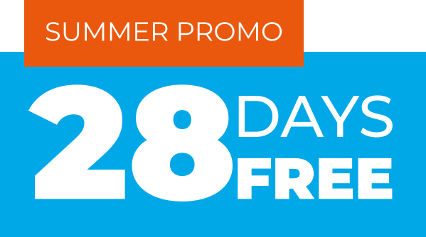 28 days free summer promo for tourists